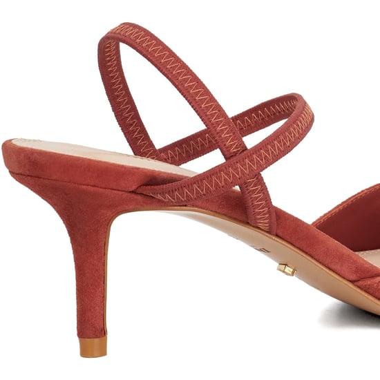 Dune Classical Leren Dames Schoenen In Koraal - Image 5