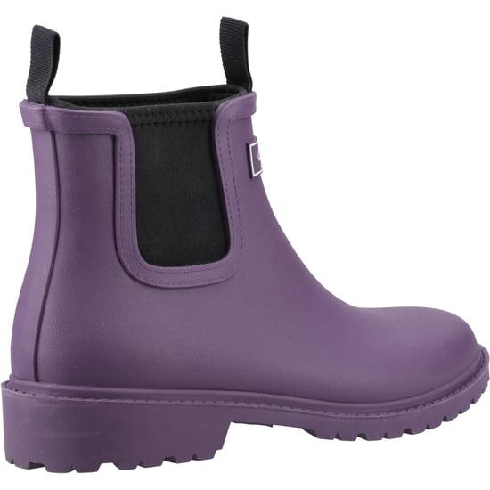 Cotswold Barton Tpr+neopreen Dames Paarse Regenlaarzen - Image 2
