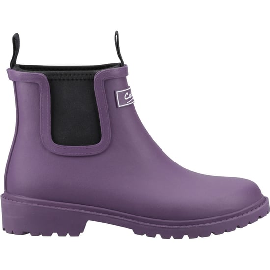 Cotswold Barton Tpr+neopreen Dames Paarse Regenlaarzen - Image 5