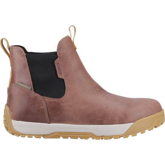 Xtratuf Enkel Deck Boot Leer Heren Bruine Wellington Boots - Image 5