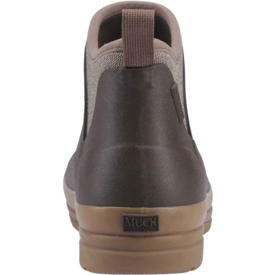 Muck Boots Originals Rubberen Dames Regenlaarzen In Bruin/herringbone Patroon - Image 2