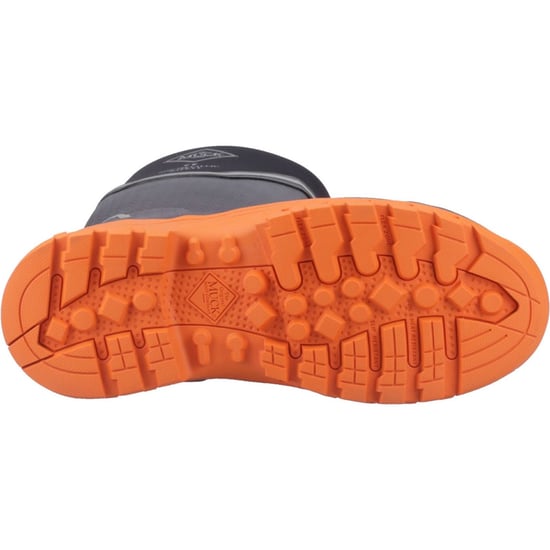 Muck Boots Grit S5 Rubberen Dames Regenlaarzen Zwart/oranje - Image 3