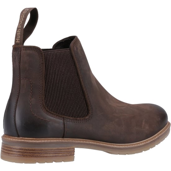 Hush Puppies Russell Leren Bruine Herenlaarzen - Image 2