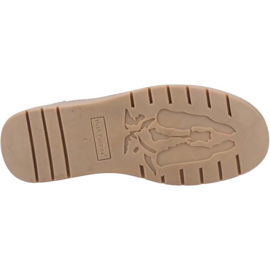 Hush Puppies Leonie Suède Dames Taupe Platte Chelsea Boots - Image 3