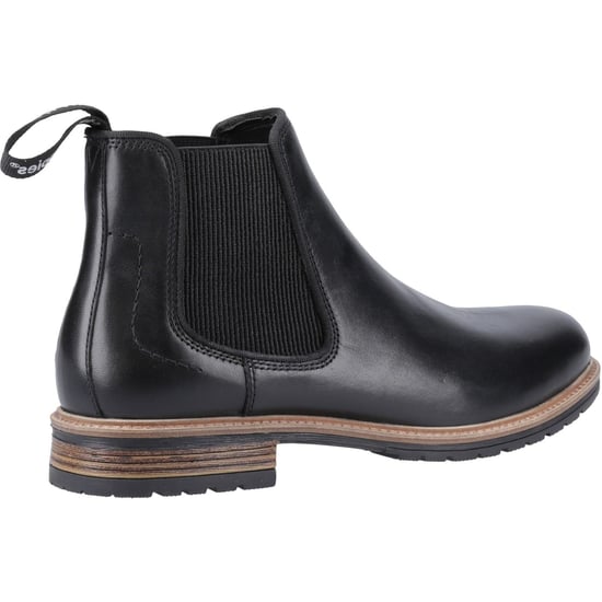 Hush Puppies Russell Heren Zwarte Leren Laarzen - Image 2