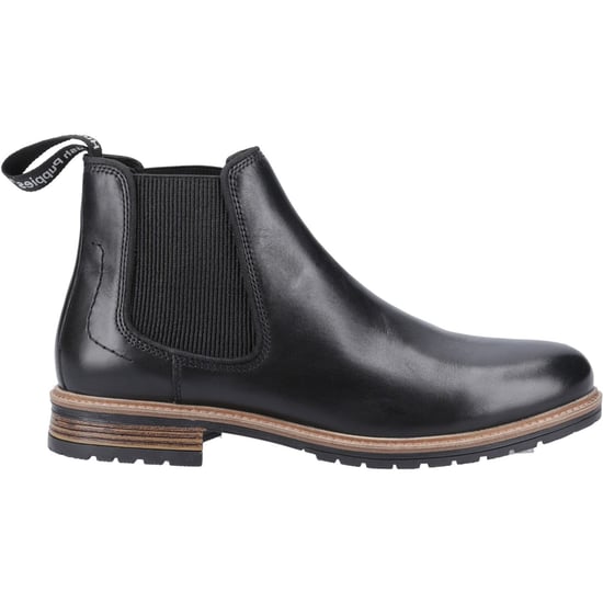 Hush Puppies Russell Heren Zwarte Leren Laarzen - Image 4