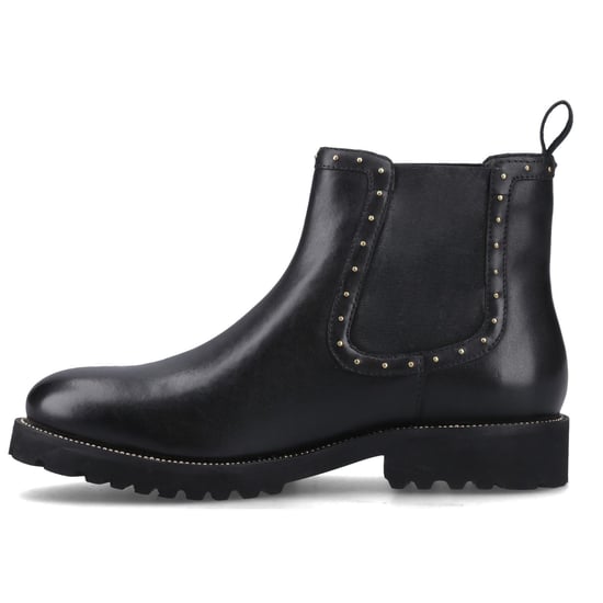 Hush Puppies Gwyneth Leren Dames Zwarte Platte Chelsea Laarzen - Image 4