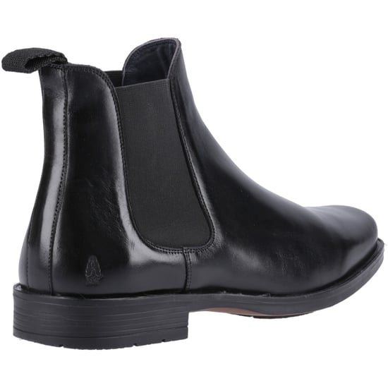 Hush Puppies Brennan Leren Heren Zwarte Boots - Image 2