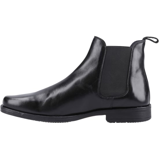 Hush Puppies Brennan Leren Heren Zwarte Boots - Image 4