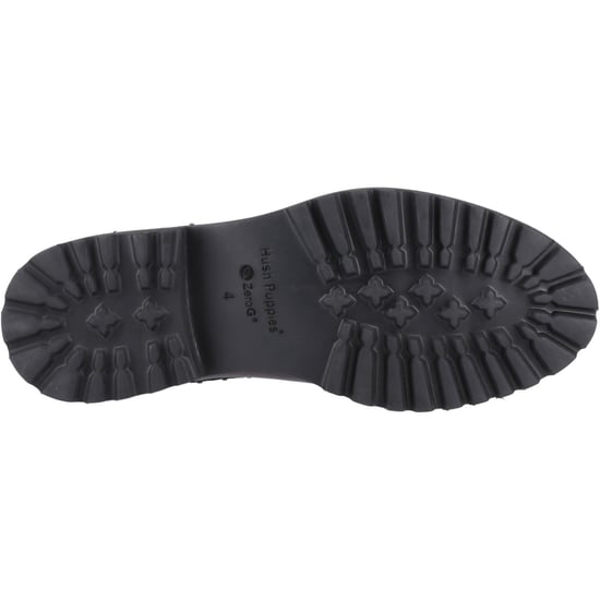 Hush Puppies Gwyneth Leren Dames Platte Chelsea Laarzen In Prune Kleur - Image 3