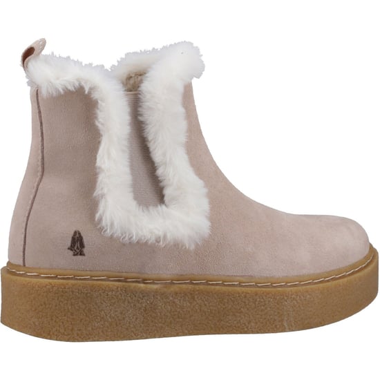 Hush Puppies Bella Suède Dames Nude Platte Chelsea Laarzen - Image 2