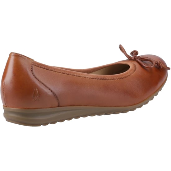 Hush Puppies Lucille Leren Dames Tan Platte Schoenen - Image 2