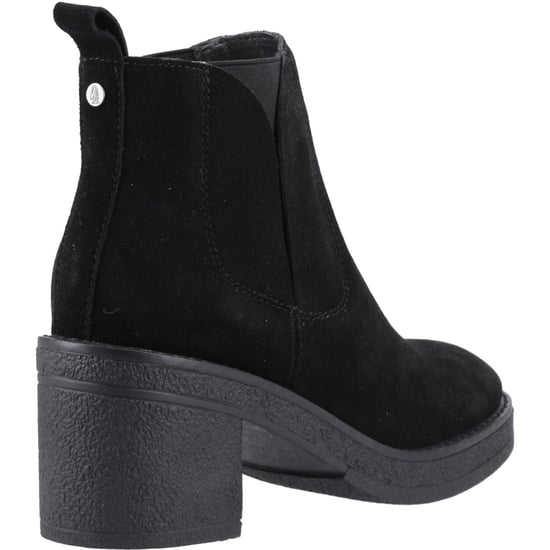Hush Puppies Felicia Suède Dames Zwarte Gehackte Chelsea Boots - Image 2
