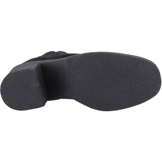 Hush Puppies Felicia Suède Dames Zwarte Gehackte Chelsea Boots - Image 3