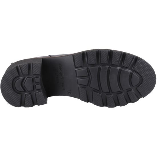 Hush Puppies Gaia Dames Zwarte Leren Chelsea Laarzen Met Hak - Image 3
