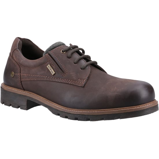 Cotswold Ebrington Leren Heren Bruine Veterschoenen - Image 1