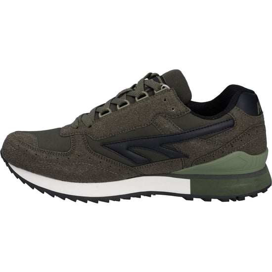 Hi-Tec Silver Shadow PU Suède/Polyester Heren Donkergroene Veterschoenen - Image 4