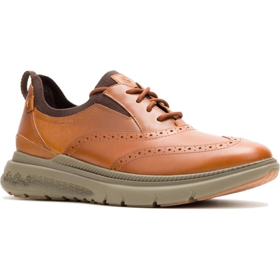 Hush Puppies Excel Leer Heren Cognac Veterschoenen - Image 1