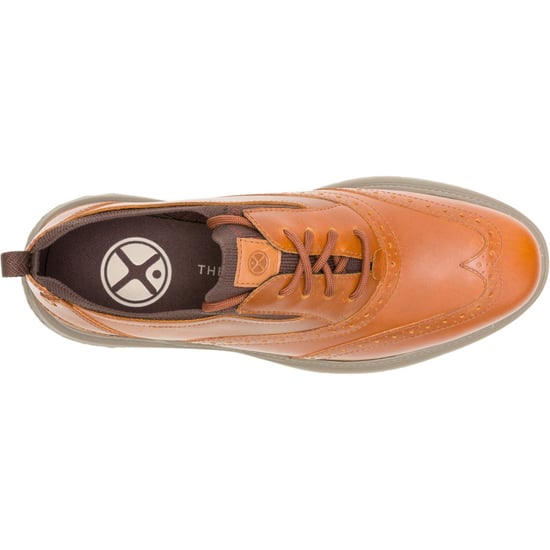 Hush Puppies Excel Leer Heren Cognac Veterschoenen - Image 4