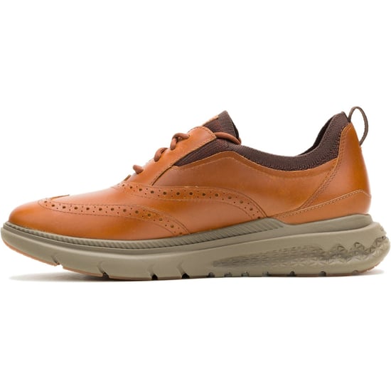 Hush Puppies Excel Leer Heren Cognac Veterschoenen - Image 5