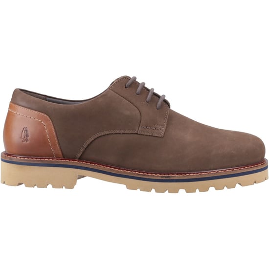 Hush Puppies Marcus Nubuck Heren Bruine Veterschoenen - Image 5