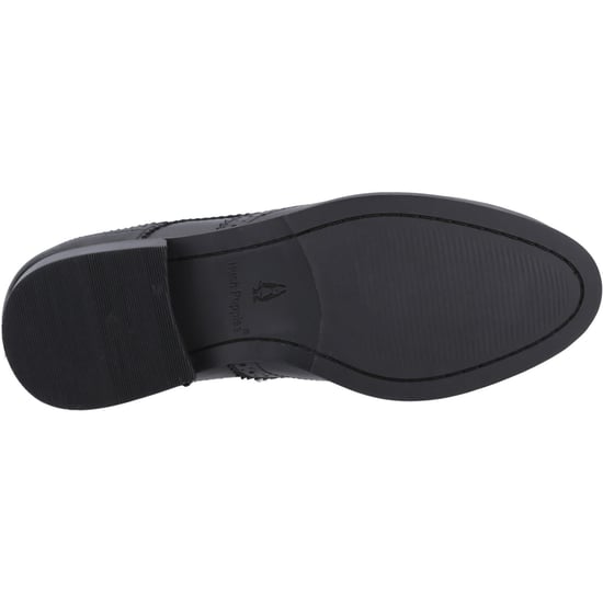 Hush Puppies Natalia Damesbrogues Schoenen Van Zwart/zwart Leer - Image 3