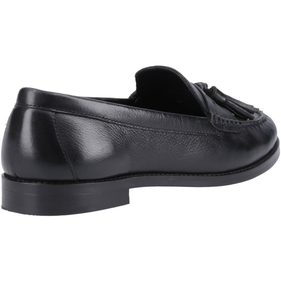 Hush Puppies Connie Dames Zwarte Leren Instappers - Image 2