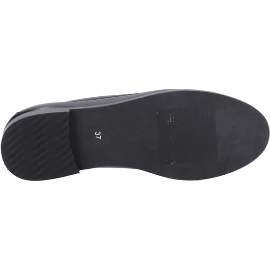 Hush Puppies Connie Dames Zwarte Leren Instappers - Image 3