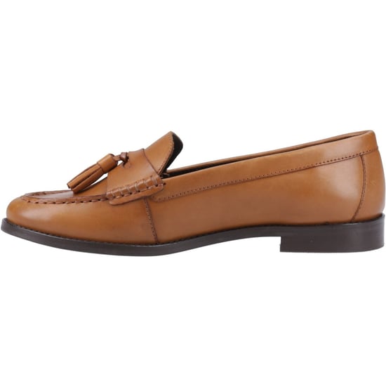 Hush Puppies Connie Leren Dames Tan Mocassins - Image 4