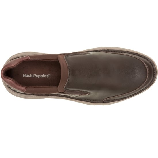 Hush Puppies Baylor Leren Herenschoenen Bruin Slippers - Image 4
