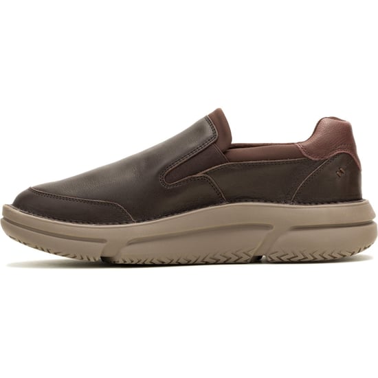 Hush Puppies Baylor Leren Herenschoenen Bruin Slippers - Image 5