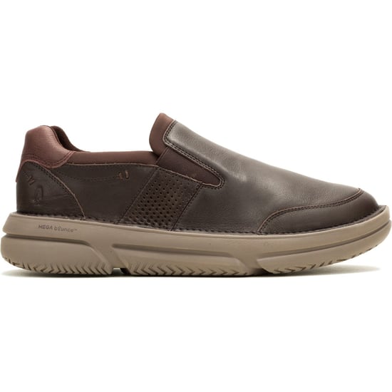 Hush Puppies Baylor Leren Herenschoenen Bruin Slippers - Image 6