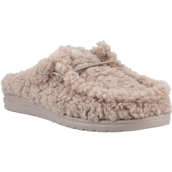 HEYDUDE Wally Polyester Heren Timber Wolf Muiltjes - Image 1
