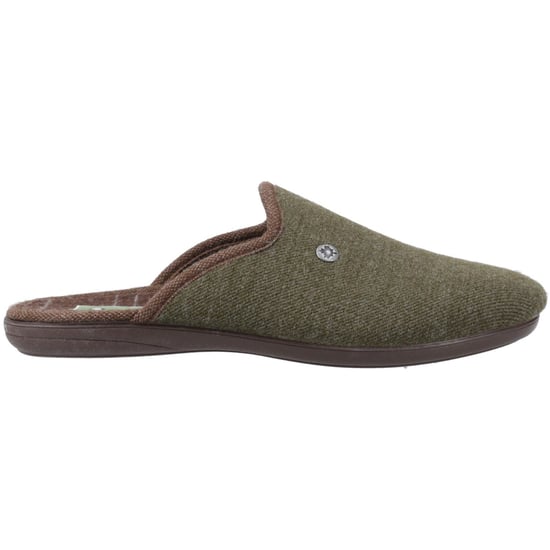 Cotswold Spelsbury Textiel Heren Khaki Muiltjes - Image 5