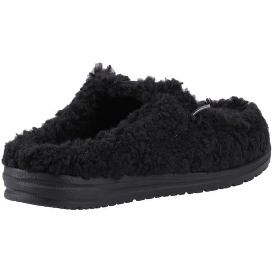 HEYDUDE Wally Polyester Heren Zwarte/zwarte Muilezels - Image 2
