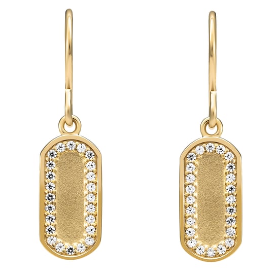 Orphelia 'Malaga' Dames 925 Sterling Zilveren Set: Ketting + Oorbellen + Ring - Gouden SET-7573/G - Image 4
