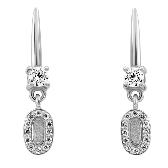 Orphelia 'Lily' Dames 925 Sterling Zilver Set: Ketting + Oorbellen + Ring - Zilver SET-7582 - Image 3