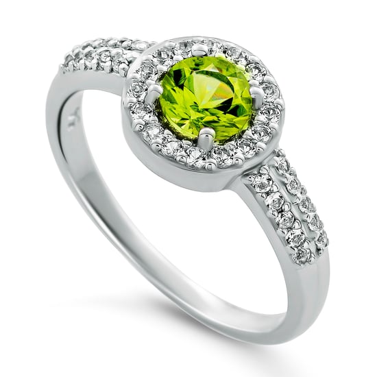 Orphelia 'Bristol' Dames 925 Sterling Zilver Set: Ketting + Oorbellen + Ring - Zilver SET-7579/G - Image 3