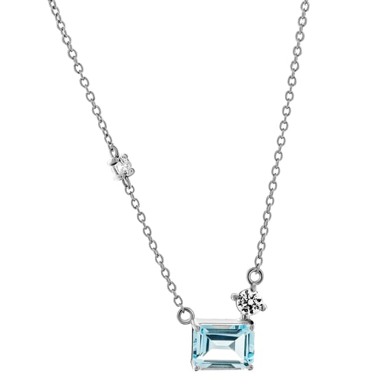 Orphelia 'Fira' Dames 925 Sterling Zilver Set: Ketting + Oorbellen + Ring - Zilver SET-7571 - Image 4