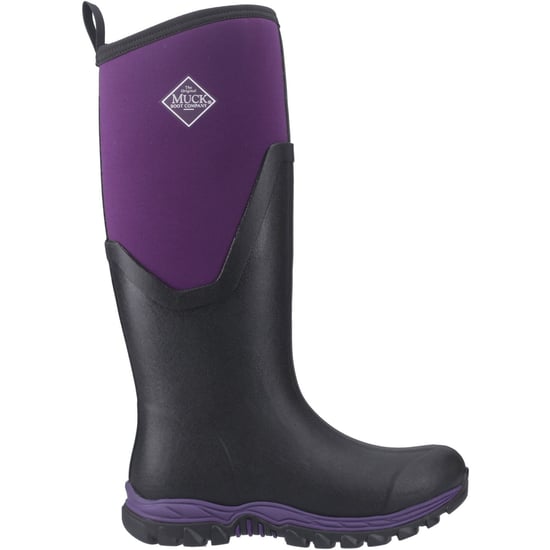 Muck Boots Arctic Sport II Lange Rubber Dames Zwart/Acai Winter Kniehoge Boots - Image 5