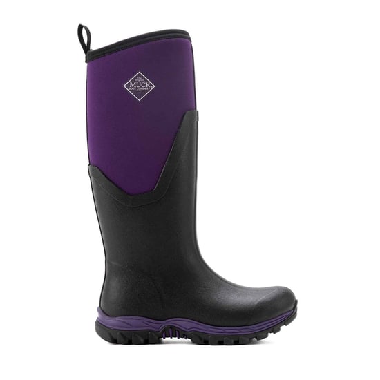 Muck Boots Arctic Sport II Lange Rubber Dames Zwart/Acai Winter Kniehoge Boots - Image 6