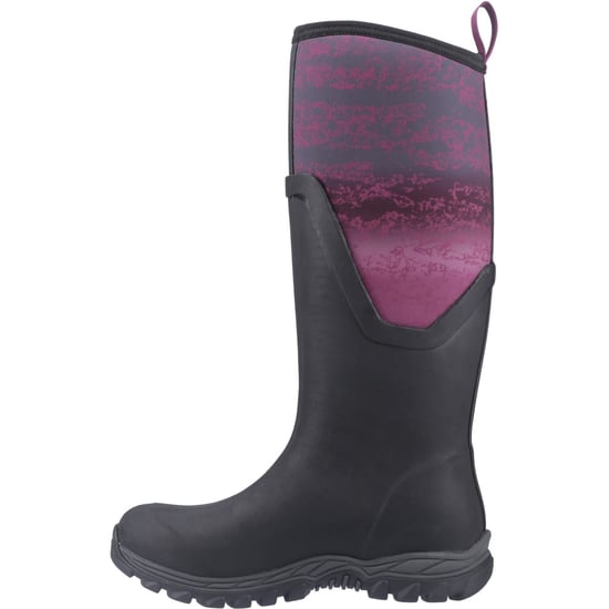 Muck Boots Arctic Sport II Tall Rubberen Zwarte/magenta Winter Kniehoge Laarzen Voor Dames - Image 5