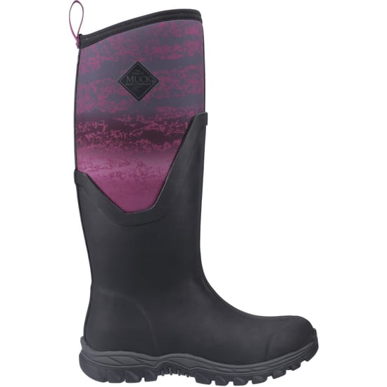 Muck Boots Arctic Sport II Tall Rubberen Zwarte/magenta Winter Kniehoge Laarzen Voor Dames - Image 6