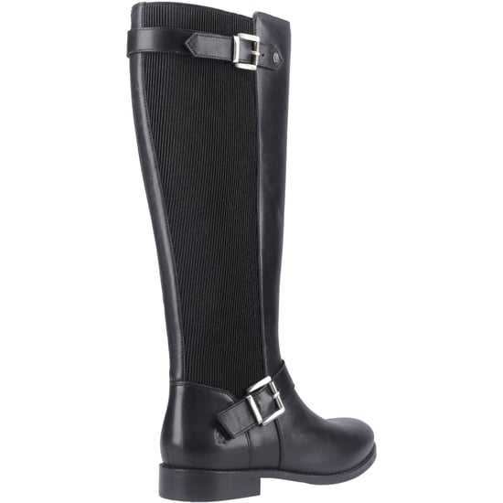 Hush Puppies Daphne Leren Dames Zwarte Laarzen - Image 2