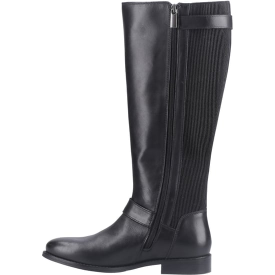 Hush Puppies Daphne Leren Dames Zwarte Laarzen - Image 4