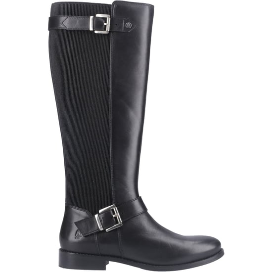 Hush Puppies Daphne Leren Dames Zwarte Laarzen - Image 5