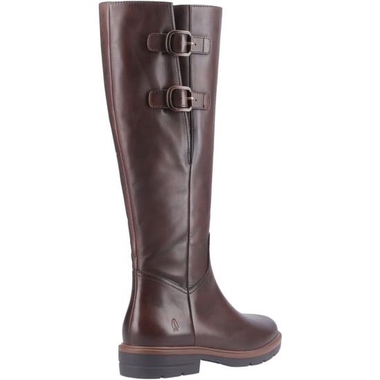 Hush Puppies Tallulah Leren Dames Bruine Laarzen - Image 2