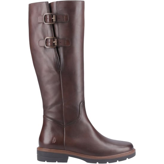 Hush Puppies Tallulah Leren Dames Bruine Laarzen - Image 5