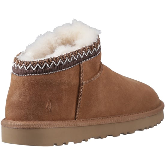 Hush Puppies Sloane Dames Suède Tan Pantoffels - Image 2