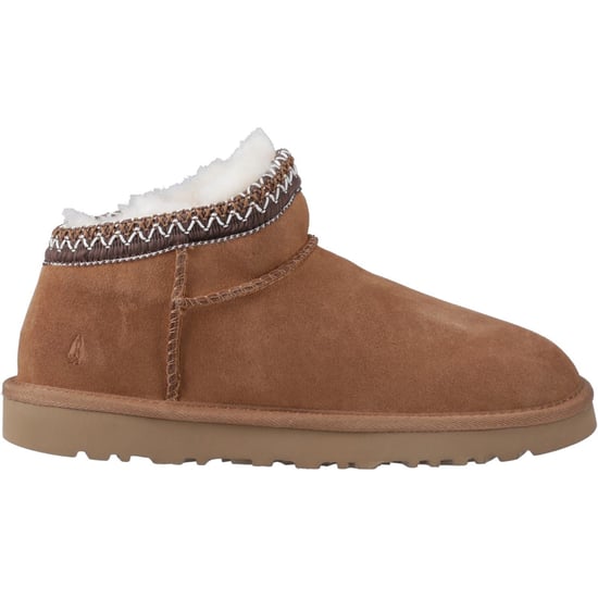 Hush Puppies Sloane Dames Suède Tan Pantoffels - Image 5